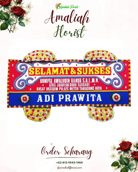 Papan Bunga Ucapan Selamat Pasinan